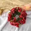 Guirlanda Velário Rosa Pequena Simulada Guirlanda de Flores Simuladas Amazon Decoração de Mesa Adereços para Fotografia de Casamento