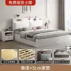 Cama de madera maciza 1.8x 2m cama doble para uso doméstico, cama de panel para viviendas de alquiler, cama económica de 1.5m para casas de huéspedes cama individual de 1.2m