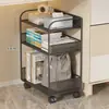 Estantería de Almacenamiento Multicapa Estantería para Juguetes y Libros de Pie Debajo del Escritorio Estante para Snacks en la Sala de Estar Carrito Pequeño de Alto Valor Estantería de Almacenamiento