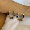 Pendientes Retro Maillard Nicho Lujo Gama Alta Pendientes de Otoño e Invierno 2025 Nuevos Pendientes Populares para Mujer