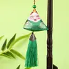 Bolsita del Festival del Bote del Dragón, Bolsita Triangular de Borla para Zongzi Estilo Chino Tradicional Bordada a Mano, Bolsita de Artemisa para Bendiciones, Bolsa Portátil
