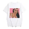 Nueva Camiseta de Manga Corta para Mujer Primavera 2025, Ropa Primavera/Verano, Tops Casuales para Estudiantes, Ropa para Mujer de una Pieza al por Mayor Transfronteriza