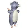 Comercio Exterior Transfronterizo Accesorios para Fiesta de Disfraces de Halloween Disfraz Inflable de Ratón Gris Temático de Animal Divertido