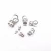 Hebilla de conexión de cadena de cuentas de acero inoxidable, directa de fábrica, con doble anillo, hebilla de cadena de cuentas, hebilla de hueso de cuentas, accesorios de conexión de joyería DIY