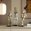 Set de Figuritas de Atletas para Decoración de Entrada Tienda Retro Hogar Nostálgico Cafetería Sala de Estar Estilo Europeo Grande