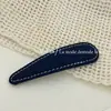 Presilha de Cabelo Bb de Tecido Fosco Estilo Ins Coreano Gota d'Água, Presilha de Franja da Moda e Simples Acessório de Cabelo Lateral