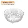 Popular tazón de fruta de vidrio, ensaladera grande para verduras, cesta de frutas, tazón para snacks y elegante juego de plato de frutas para uso doméstico