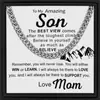 Collar de cadena cubana de hip-hop de personalidad europea y americana transfronterizo para hombre, para enviar a familiares y amigos, tarjeta de bendición, caja de regalo, joyería exquisita