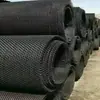 Tela de malha de aço manganês para mineração, malha de aço preto ondulada tecida à máquina, tela de malha vibratória para peneiramento de areia e pedra para mineração