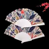 Fabricante de Abanicos de Tela de Plástico Hechos a Mano 17cm Plegable Portátil para Guardar Abanico Español Abanico Estilo Europeo Impresión Personalizada
