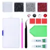 Yingmeng Cristal Diamante Suelto Ss4 Brillante Rhinestone de Fondo Plano Caja de Accesorios Hechos a Mano