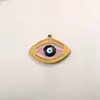 Ojos Goteando Petróleo Transfronterizos Retro Francés Acero de Titanio Accesorios para Joyería DIY Ojo del Diablo Colgante de Acero Inoxidable Colgante Individual
