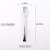 Clipe de Churrasco Coreano de Três Linhas 304 Clipe de Comida para Steak de Buffet de Hotel Clipe de Comida de Aço Inoxidável Clipe de Pão Outdoor