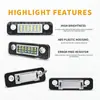 Adecuado para Ford Focus Mondeo Luz de MatrículaFord Modeo Mk2 Luz LED para Matrícula