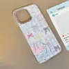 Laço de Verão Adequado para Capa de Celular Apple 16Pro Max Lanyard 15Pro Miçangas Diy Pequeno Fresco Capa Protetora
