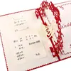 Invitaciones de Boda, Invitaciones de Boda, Invitaciones, Recorte Estéreo 3D Creativo Estilo Europeo Suministros de Boda Personalizados al por Mayor