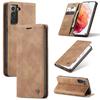 Para Samsung s21 Funda para Teléfono Móvil Resistente a Caídas s20fe Funda con Protección para Tarjetas Magnética note20Ultra Funda de Cuero Flip