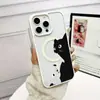 Funda magnética para teléfono compatible con Apple 18Promax Dos en uno Iphone17 Agujero grande negro Funda protectora