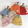 Gorro de Calabaza de Invierno Gorro de Punto para Bebé Gorro de Lana Cálido de Color Caramelo para Niños, Hombres y Mujeres para Niños y Niñas Lindo y Versátil