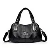 Bolsa de Mão para Comércio Exterior para Mulheres, Bolsa de Ombro Transversal, Moderna e Versátil, Estilo de Luxo, Bolsa de Mão para Mães de Meia-Idade e Idosas, Bolsa Transversal Pequena