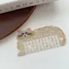 Novo Pente de Gato Fofo de Alta Qualidade Animal de Desenho Animado Pente de Acetato Antiestático Portátil