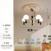 Lámparas Estilo Medieval Chinas Francesas Retro Candelabro Sala de Estar Madera Maciza Gama Alta Lámpara Frijol Mágico Diseñador Lámparas Zhongshan