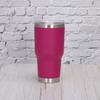 Vaso de acero inoxidable 304 personalizado de 30 oz para coche, con aislamiento térmico al vacío de doble capa, para bebidas frías, de plástico, para cerveza y hielo.
