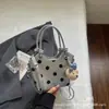 Bolso de Lunares para Mujer 2026 Nuevo Verano Moda Trendy Versátil Bolso de Hombro para Viajes Cotidianos Cruzado Bolso Cubo