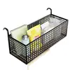 Cesta colgante para cama de dormitorio, estante de almacenamiento lateral de la cama, organizador colgante de mesita de noche para dormitorio, estante de almacenamiento sin taladro para dormitorio