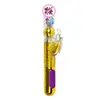 Vibrador de Bolas de Colores Recargable, Varita Extensible Telescópica con Bolas Oscilantes, Juguete para Masturbación Femenina Adulta, Venta al por Mayor desde el Fabricante