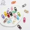 Hebilla giratoria de aleación colorida y linda para mini puerta, joyería DIY, adornos para bolsos, accesorios de cuentas, componentes para llaveros, venta al por mayor