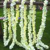 Fio de flores de hortênsia sintéticas Rattan de flores criptografado Fio de flores de orquídea Yang Pendente de parede para casamento Flores por atacado