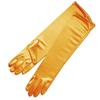 Guantes largos de satén estilo Hepburn para vestido de novia, vestido de fiesta de noche, accesorios para fotos de cumpleaños y escenarios. Conjunto de brazos.
