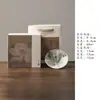 Taza Qiankun de Cerámica Pintada a Mano Miyan Forma de Mariposa Taza de Anfitrión Colección, Taza de Té Exclusiva para Mujeres, Alto Valor Estético