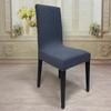 Funda para silla de casa de terciopelo de maíz, suave, elástica y de alta calidad, de color sólido, para banquete de hotel, universal, para mesa y silla.