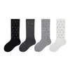 Calcetines Antibacterianos para Niñas QZ6052 2026 Otoño/Invierno Nuevos Calcetines Infantiles de Lunares con Punta sin Costuras para Bebés Niñas