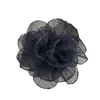 Presilha de cabelo flor 3D em rede para mulheres, estilo de alta qualidade, nova coleção 2026, acessório de cabelo versátil para estilizar o cabelo na parte de trás da cabeça, presilha de tubarão