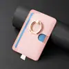 Adecuado para funda de teléfono móvil Apple 16Pro, soporte de anillo para tarjetero magnético Magsafe, funda lateral portátil para tarjetas