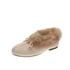 Zapatos planos de ante para mujer, estilo retro, con plataforma para aumentar la altura, adornados con lazo, colección de invierno 2026, botas de nieve sin cordones, zapatos de algodón cómodos y mullidos