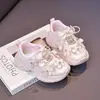 Zapatos para Niñas 2026 Verano Nuevas Llegadas Niños Princesa Deportivos Zapatos de Papá Modernos Suela Suave Zapatos de Malla Simple Transpirables Huecos