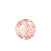 Cuentas Sueltas de Cristal de Fresa Natural Grado 7A Redondas para Pulseras y Collares Hechos a Mano DIY Accesorios de Material de Cristal Natural