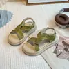 Sandalias Retro para Niñas 2026 Nuevas de Verano para Niños Medianos y Grandes Sandalias Deportivas Casuales de Punta Abierta para Playa Princesa