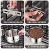 Pote Pet Espessado de Aço Inoxidável Gaiola de Cachorro Tigela de Beber Fixa Pendurada Alimentador de Comida para Gatos Tigela Simples para Cães Grandes