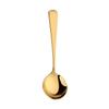 Cuchara de acero inoxidable, cuchara de sopa para el hogar, cuchara roja creativa de estilo coreano para Internet, cuchara para niños, cuchara de comedor, cuchara linda, cuchara de postre