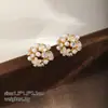 Pendientes de Flor de Perla de Lujo Nala para Mujer Aguja de Plata S925 Estilo Francés Diseño de Nicho de Alta Gama Accesorios para Orejas de Moda para el Trabajo
