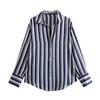 Amazon comércio exterior transfronteiriço roupas femininas europeias e americanas 2024 outono e inverno nova moda de rua top de seda cetim textura camisa