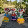 Muñecas de Minorías Étnicas, Marionetas de Madera, Juguetes, Manualidades de Tela, Artesanías Turísticas de Guizhou, Muñecas Especiales de la Etnia Miao