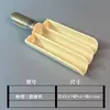 Pasta de Camarón para Hot Pot Tubo de Bambú Melamina Imitación Bambú Molde de Pasta de Camarón Set Comercial Plato para Servir Bolas de Pescado Bolas de Carne Plato
