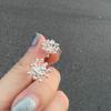 Estilo coreano estilo frio fogos de artifício moda brincos de nicho feminino design 925 prata pino de prata retro mini brincos requintados