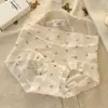 Ropa interior sin costuras de seda helada para mujer, algodón puro, entrepierna antibacteriana 10A, bóxers ultra delgados de verano, cintura media al por mayor